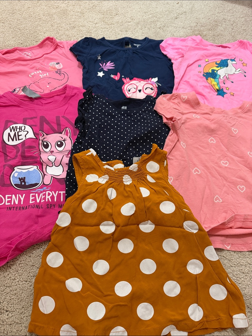 Girl’s shirts- Bundle 3T
